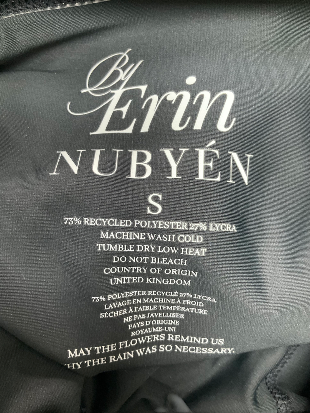 Nubyen Black Halterneck Unitard UK S