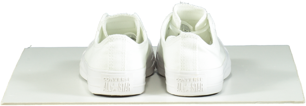 Converse Chuck Taylor All Star White Monochrome Low top trainers UK 4
