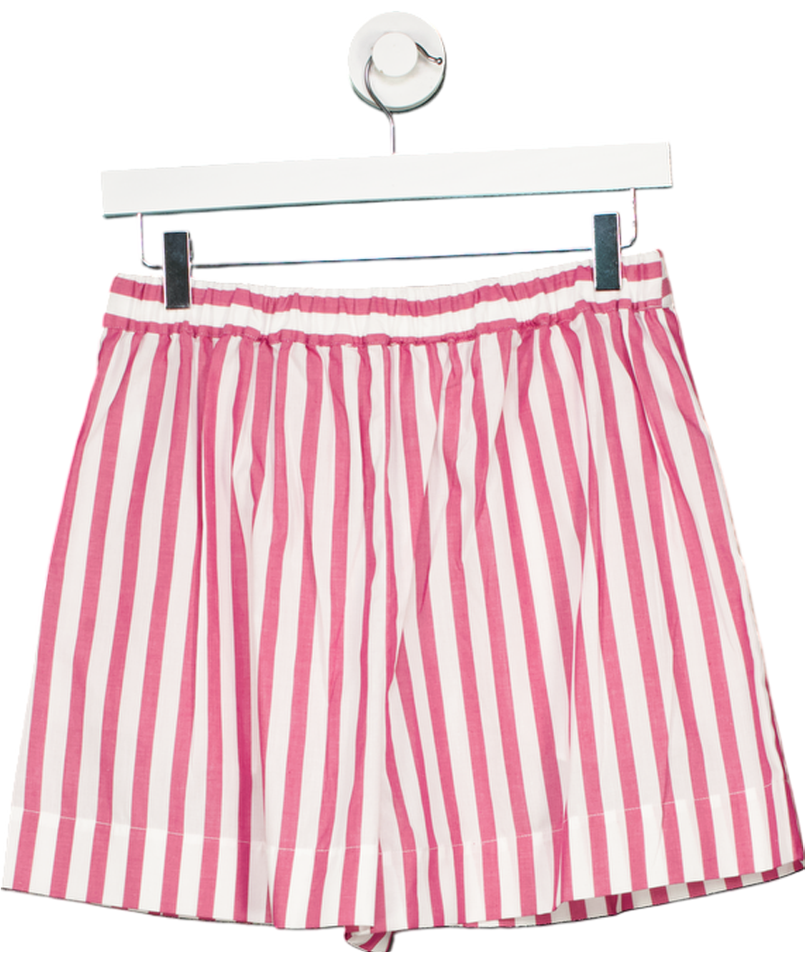 Sezane Pink Nicolo Shorts 100% Cotton UK 8