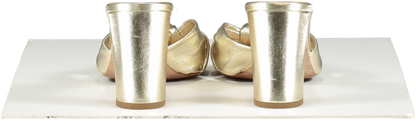 Veronica Beard Metallic Ganita Knot Front Sandal UK 8 EU 41 👠