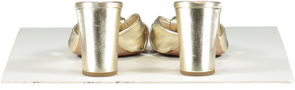 Veronica Beard Metallic Ganita Knot Front Sandal UK 8 EU 41 👠