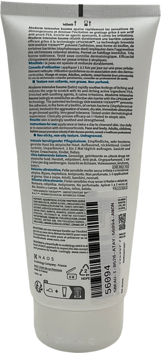 Bioderma Atoderm Ultra-soothing Cream Very Dry Skin 200ml