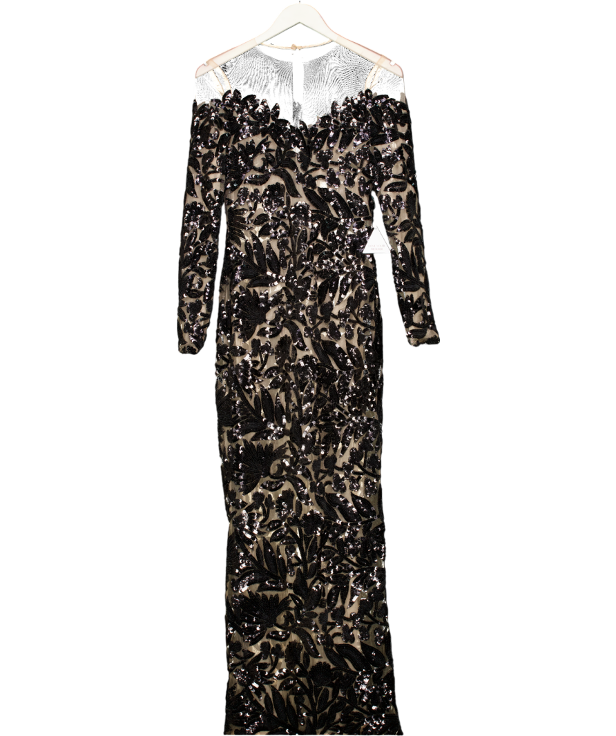 Nadine Merabi Melissa Black Dress UK 8