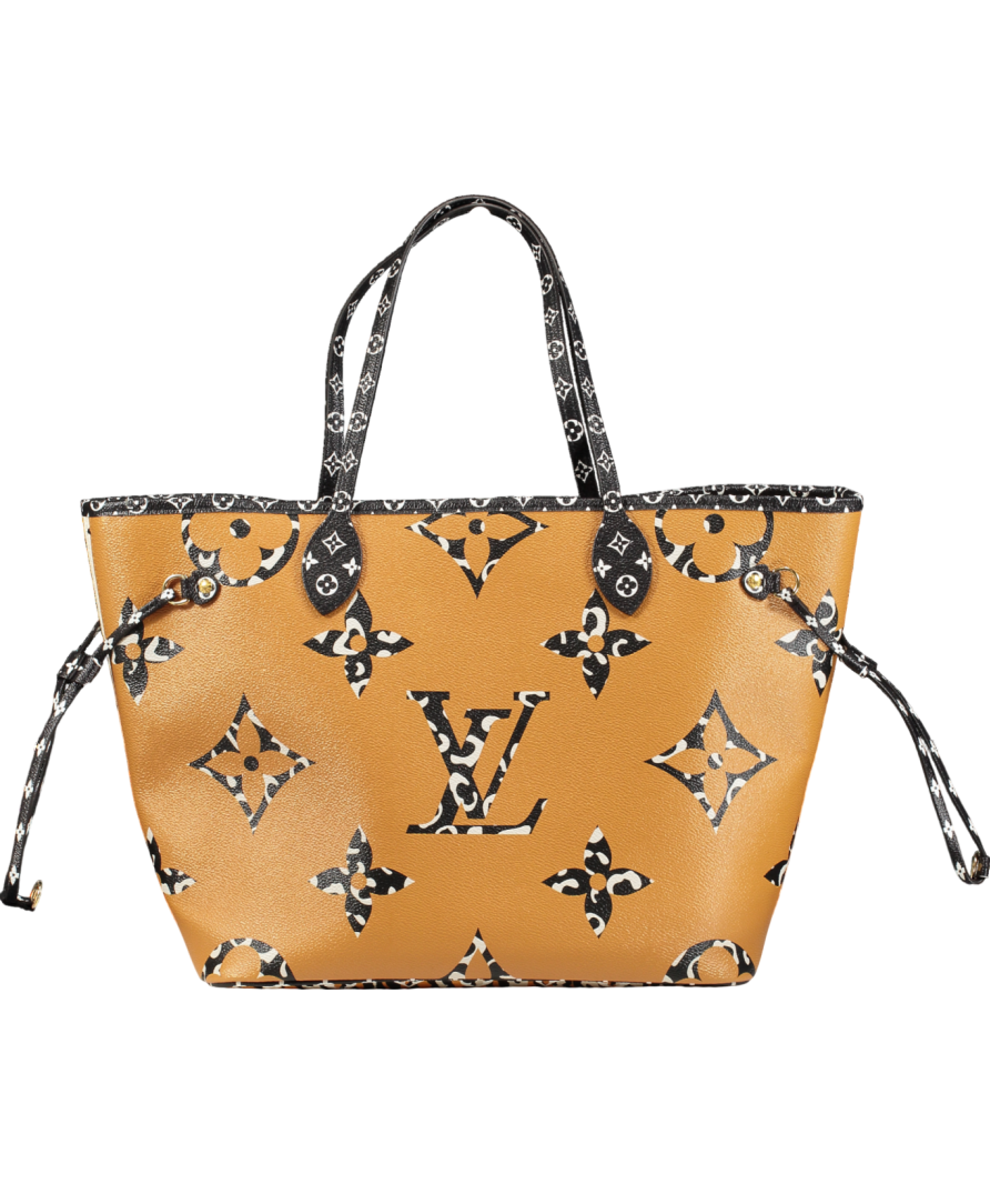 Louis Vuitton Ltd.edition Jungle Neverfull Mm Ivory/ Multicoloured Handbag