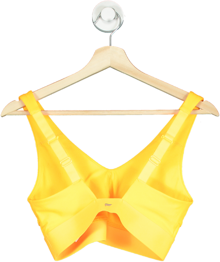 Fabletics Yellow Sports Bra UK S