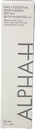 Alpha-h Daily Essential Moisturiser Spf 50+ 50ml