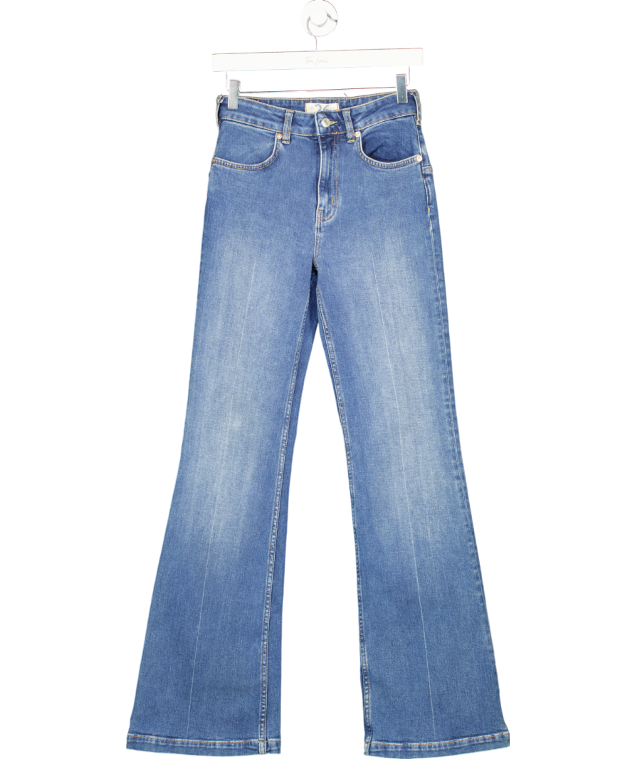 Free People Blue Somewhere Over The Rainbow Jeans W26