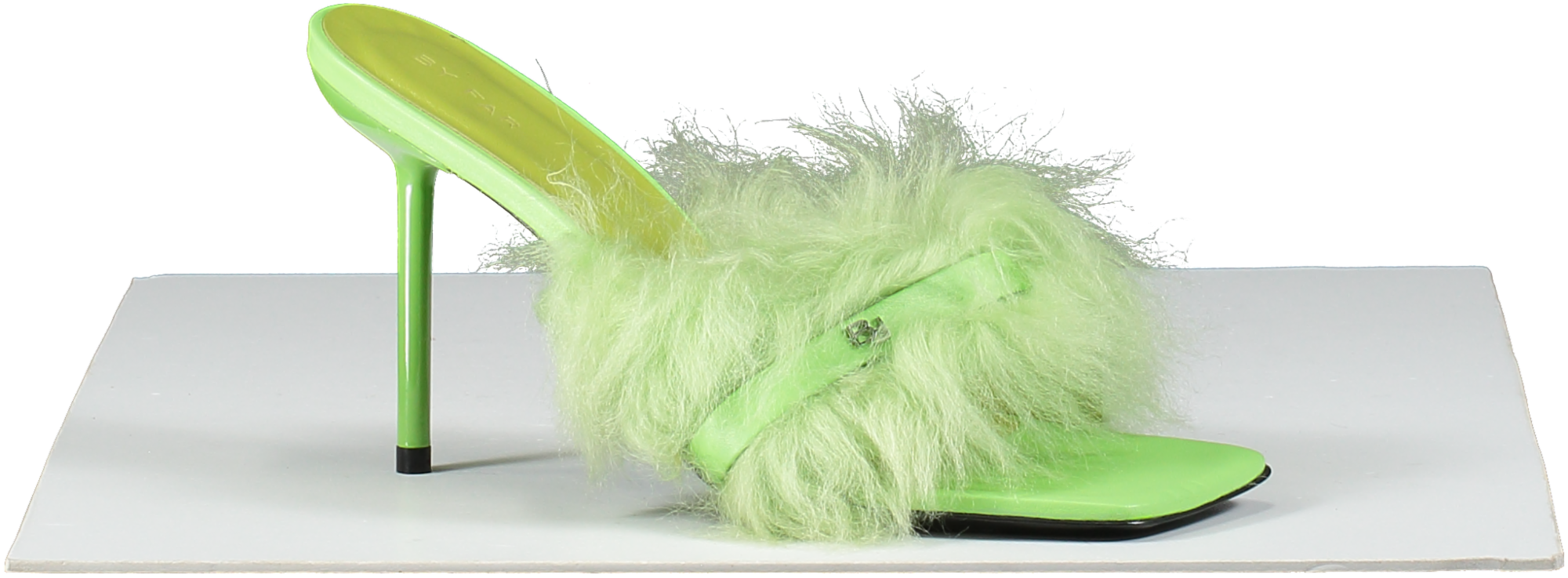 BY FAR Green Kenny Fresh Toscana Mule UK 5 EU 38 👠