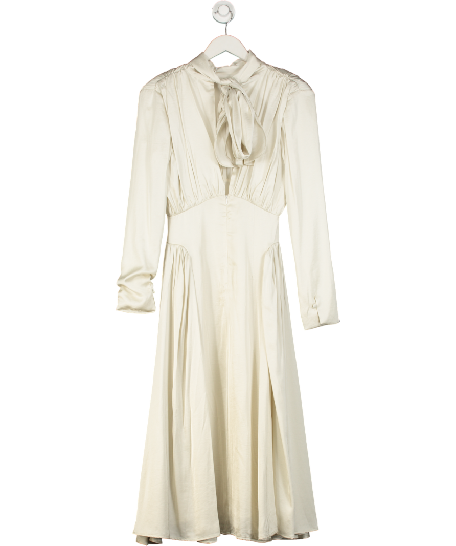 The Bekk Cream Nina High Neck Dress UK XS