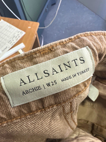 All Saints Light Brown Archie Jean W25