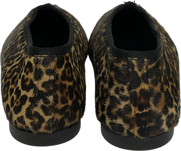 & Other Stories Brown Almond-toe Ballerina Flats UK 6 EU 39 👠