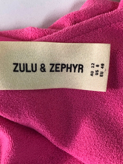 Zulu & Zephyr Pink One-Piece Swimsuit AU 12