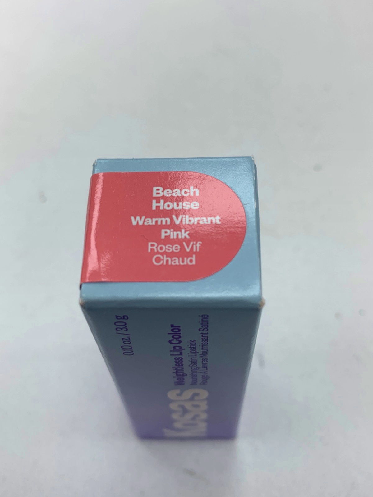 Kosas Weightless Lip Color Beach House Warm Vibrant Pink 3.0g