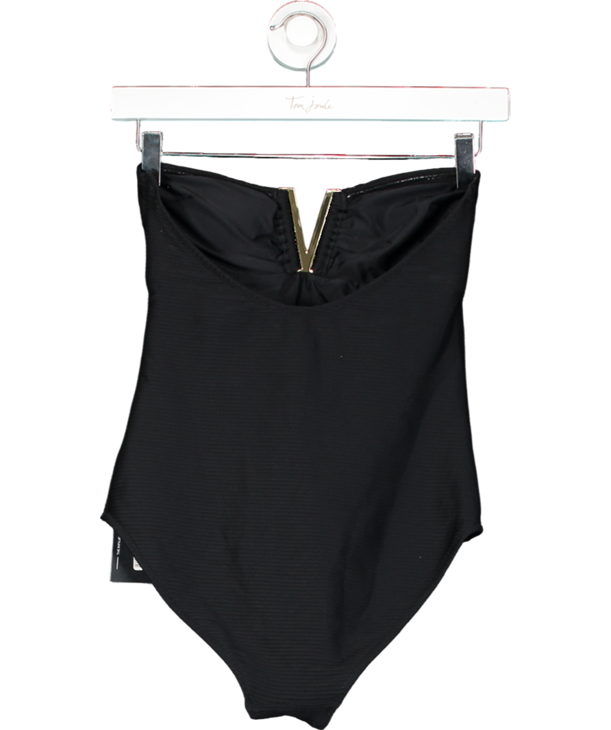Heidi Klein Black Borneo One-piece Swimsuit UK S