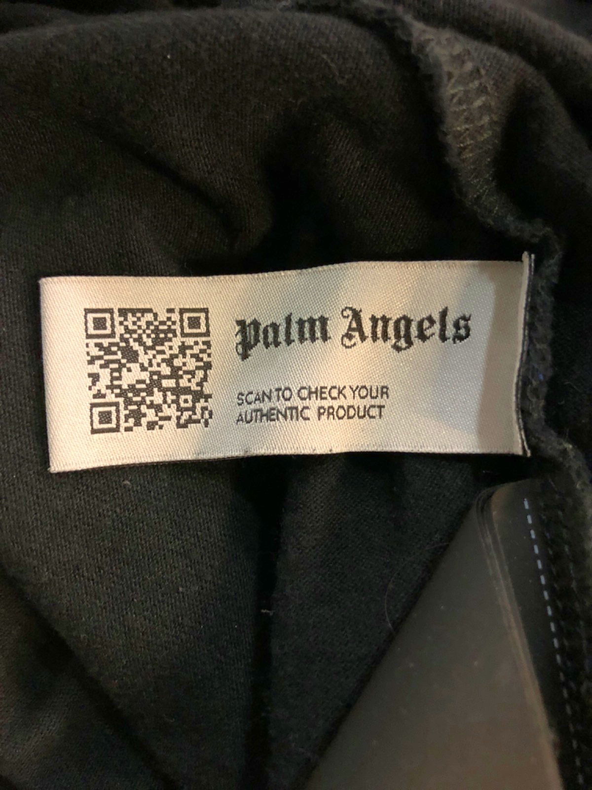 Palm Angels Black Large Logo T-shirt XS