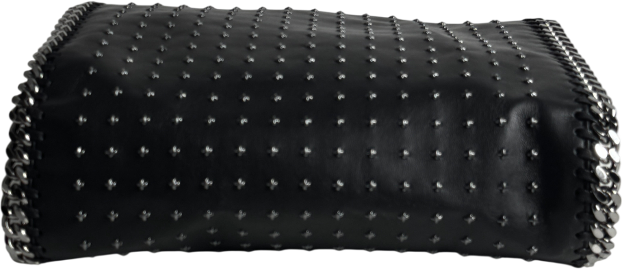 STELLA MCCARTNEY Black Mini Star-studded Falabella Cross-body Bag