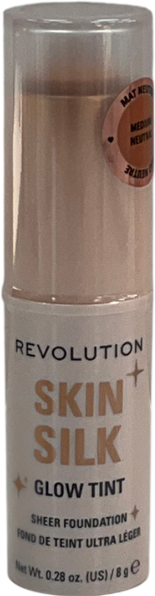 Revolution Skin Silk Glow Tint Sheer Foundation Stick Medium 8 g