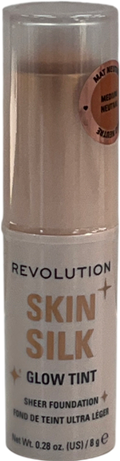 Revolution Skin Silk Glow Tint Sheer Foundation Stick Medium 8 g