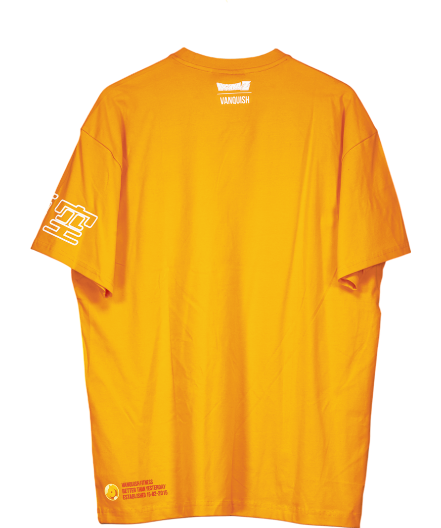 Vanquish Orange Dragon Ballz Collection T Shirt UK M