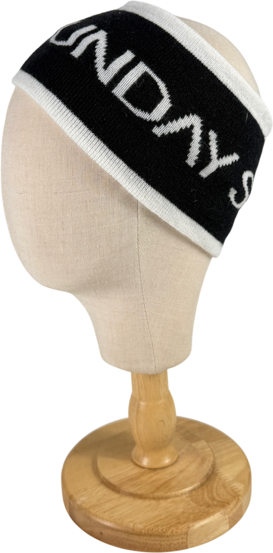 MY SUNDAY SKI Headband - Black Logo One Size