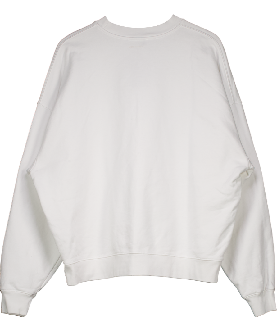 Anine Bing White Oversized Sweatshirt UK M