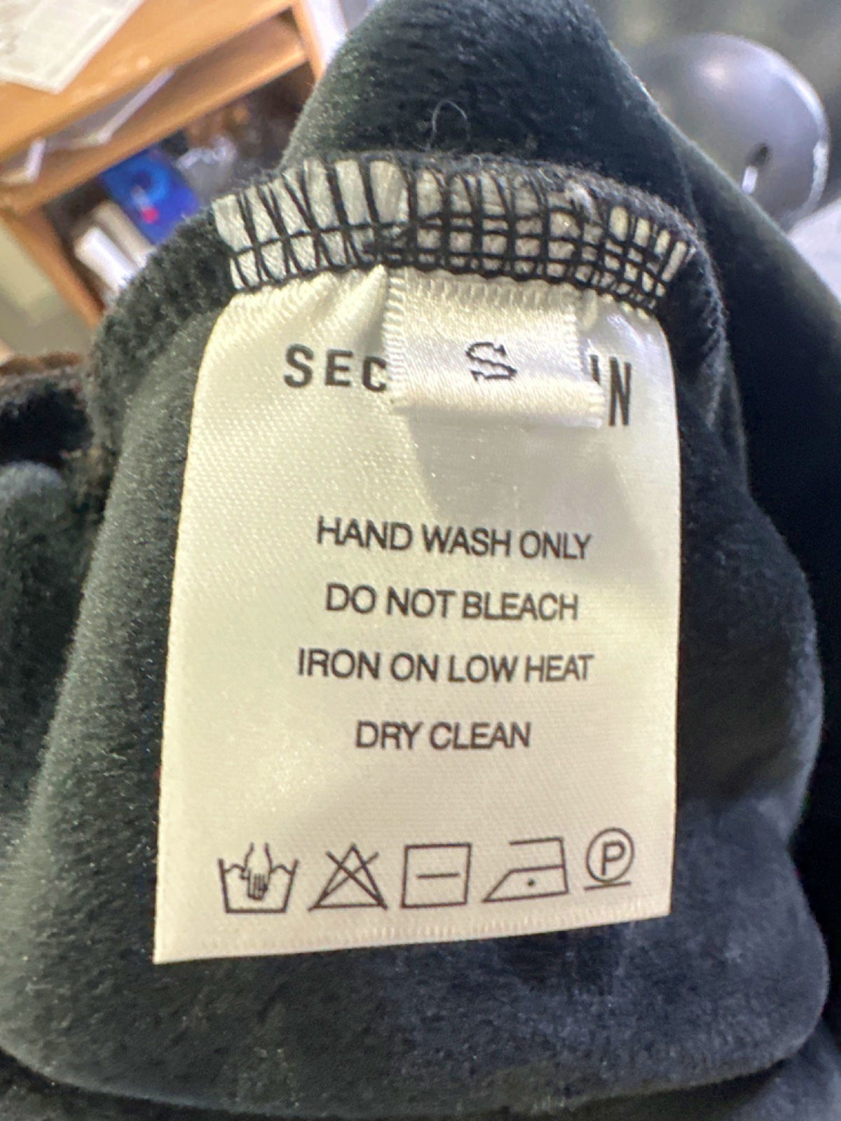 Second Skin Brown Velour Trousers UK S