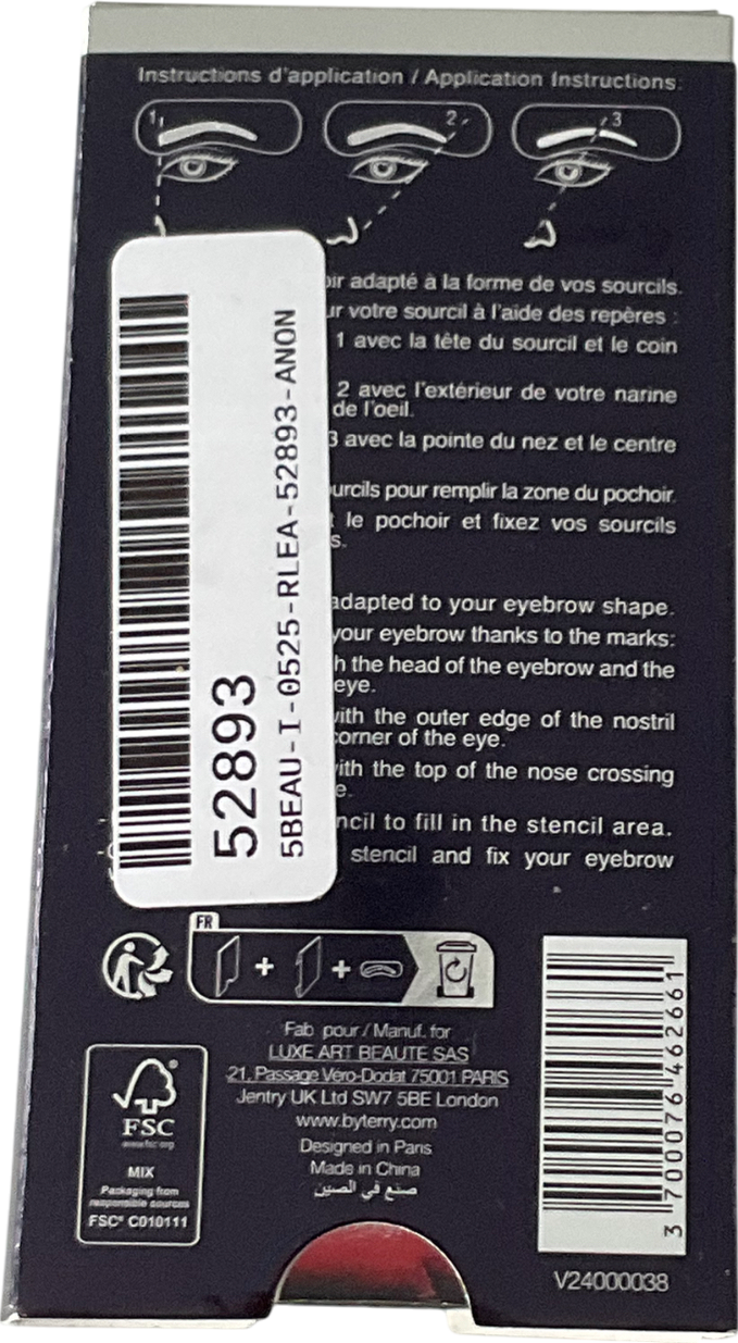 BY TERRY Tool-expert Eyebrow Stencil 5 shapers