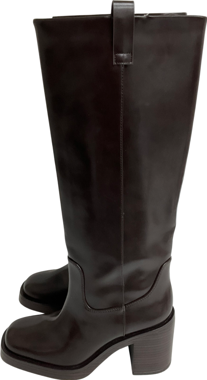H&M Brown Knee-high Boots UK 3 EU 36 👠