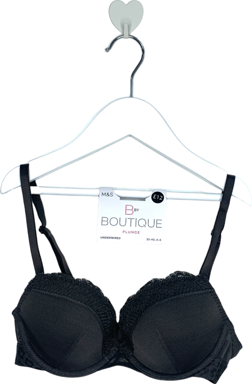 M&S Brown B By Boutique Underwired Plunge UK 32B