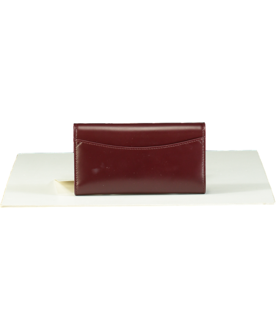 Sezane Red Milo Large Wallet One Size