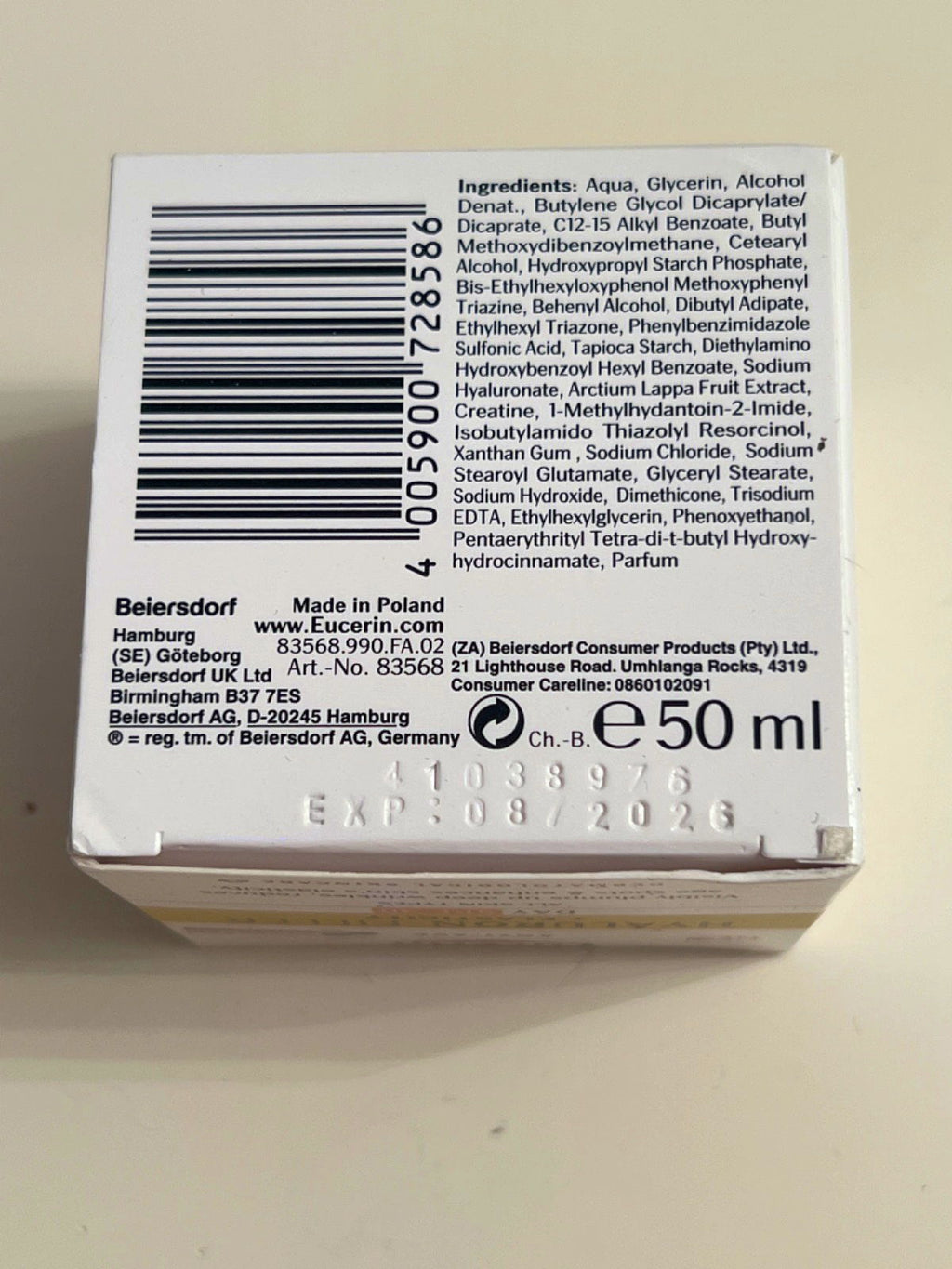 Eucerin Anti-Age Hyaluron-Filler + Elasticity Day SPF 30 50ml