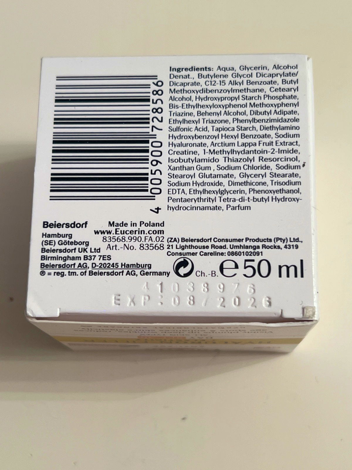 Eucerin Anti-Age Hyaluron-Filler + Elasticity Day SPF 30 50ml