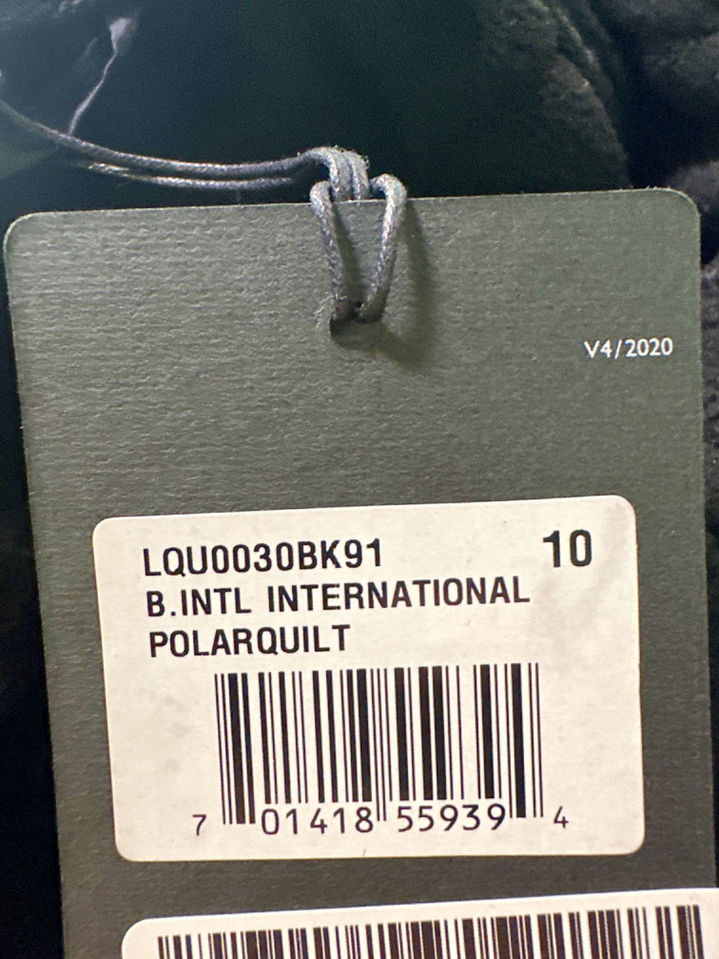 Barbour Black B.Intl International Polarquilt Jacket UK 10