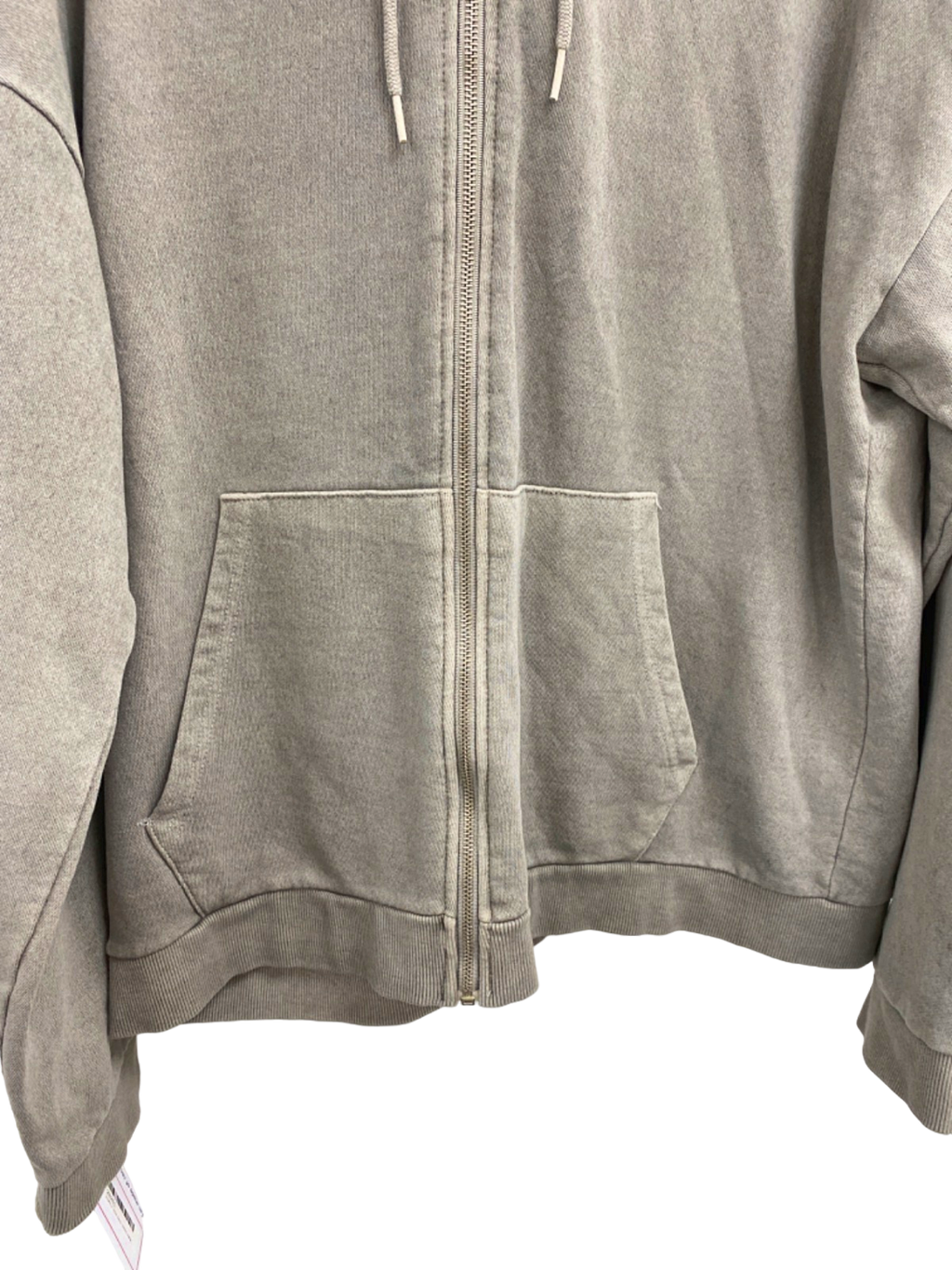 Wit and Wonder Grey Zip-Up Hoodie UK M
