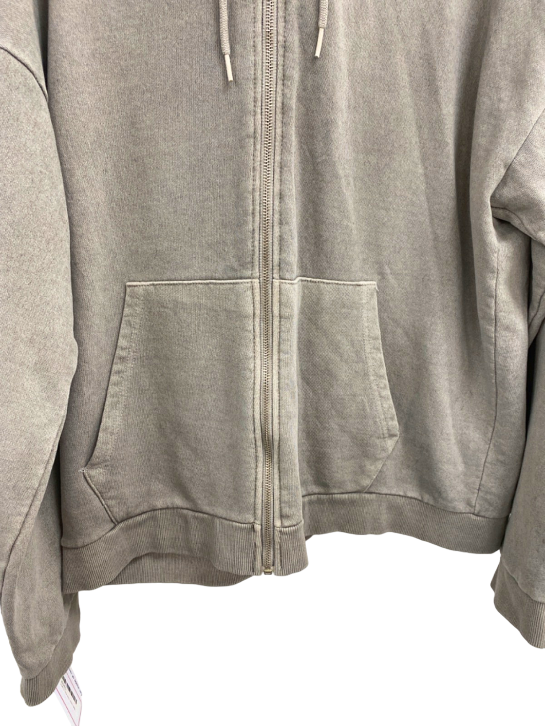 Wit and Wonder Grey Zip-Up Hoodie UK M