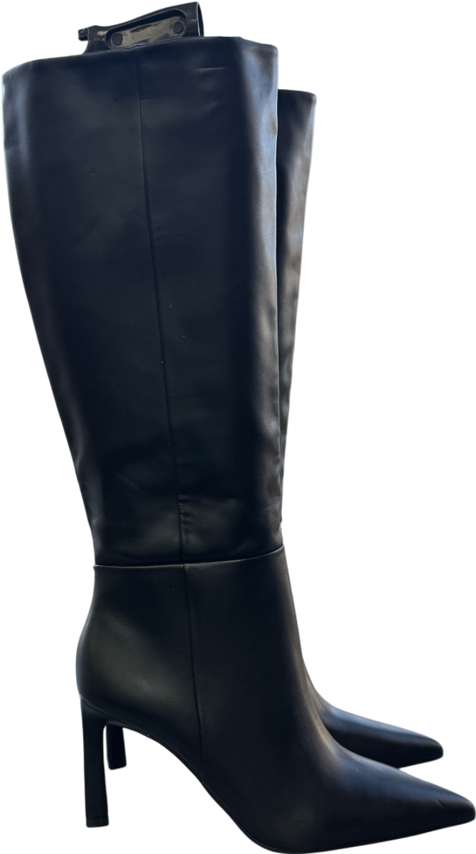 ASOS Charmed Heeled Knee Boots In Black UK 8 EU 41 👠