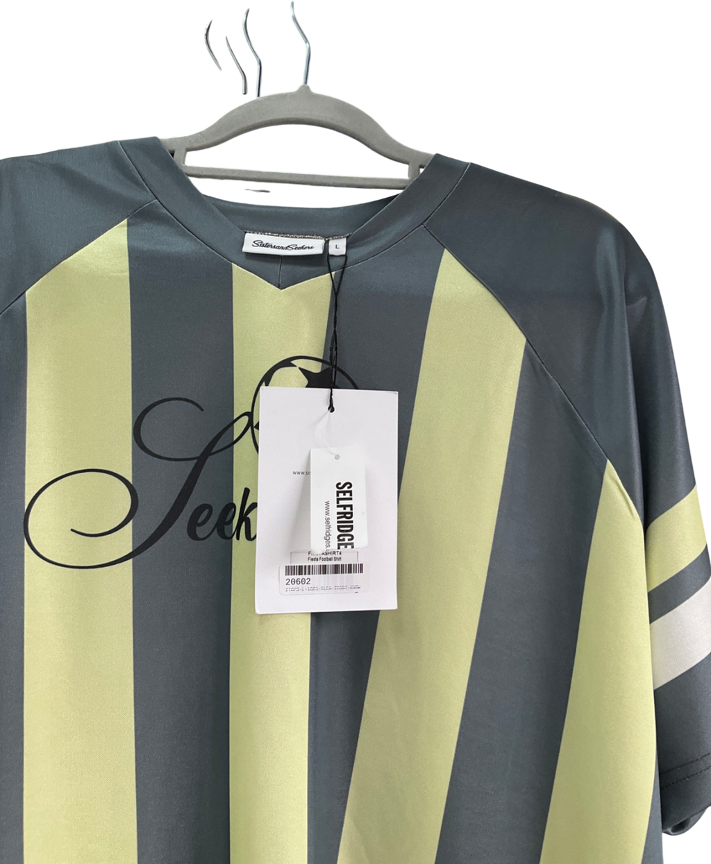 Sisters & Seekers Grey Fiesta Football Shirt UK L