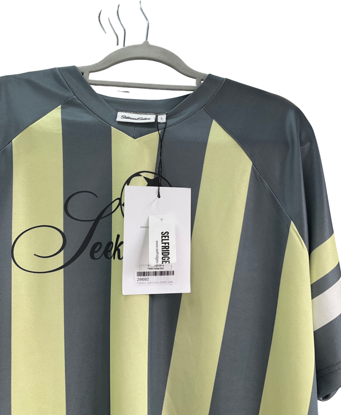 Sisters & Seekers Grey Fiesta Football Shirt UK L