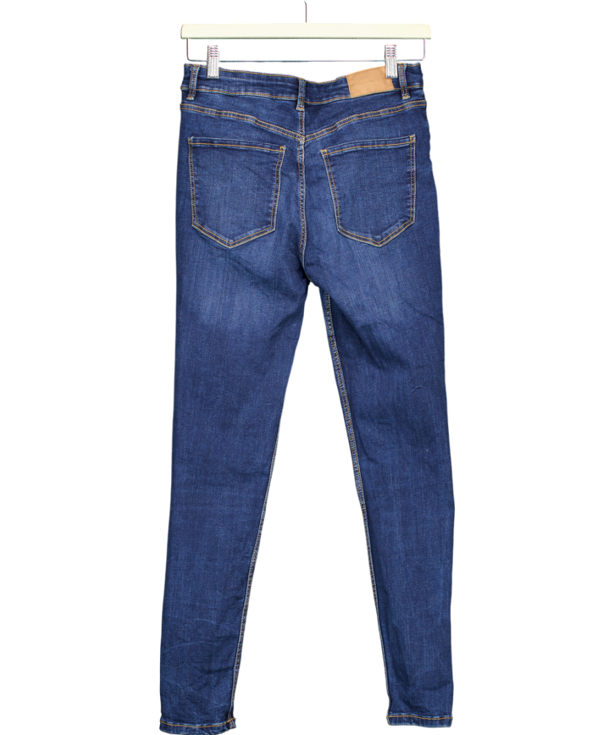 ZARA Blue Stretch Skinny Jeans UK 12