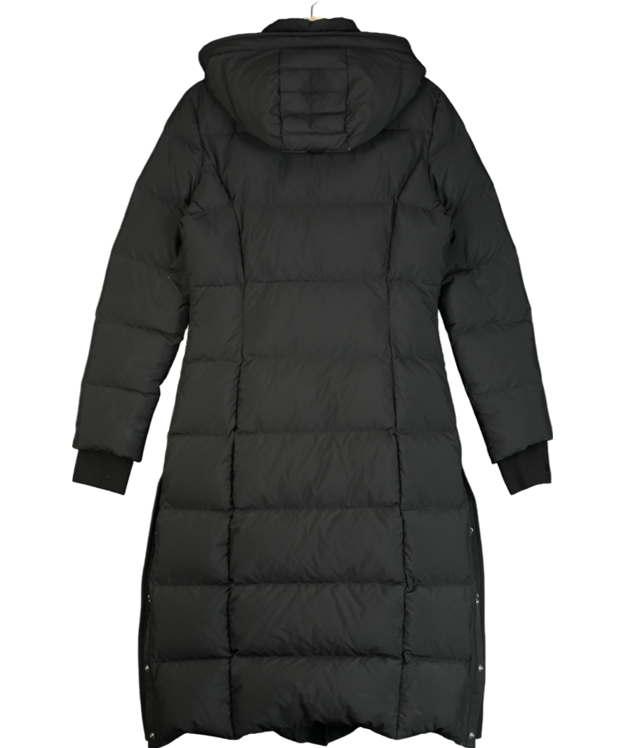Moose Knuckles Canada Black Long Puffer Coat UK S