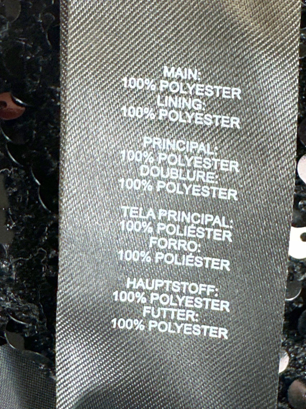 Friends like these x Millie Mackintosh Black Sequin Jacket UK 8