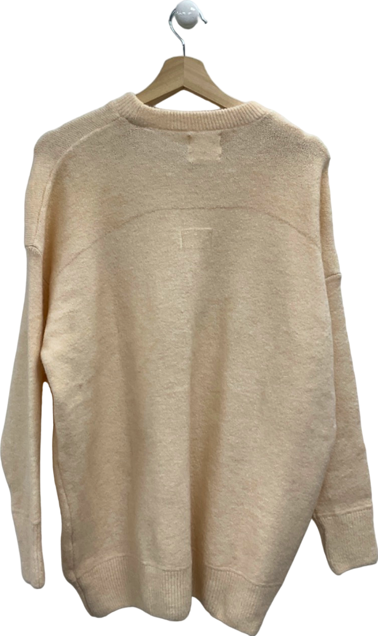 River Island Cream Relaxed Jumper UK XS