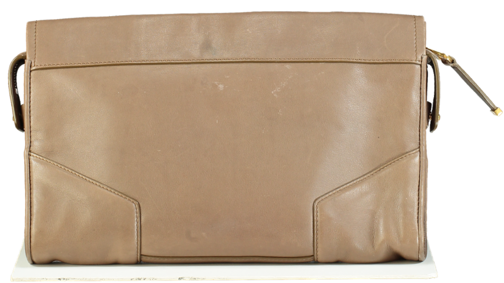 Marc by Marc Jacobs Taupe Leather Oversize clutch bag