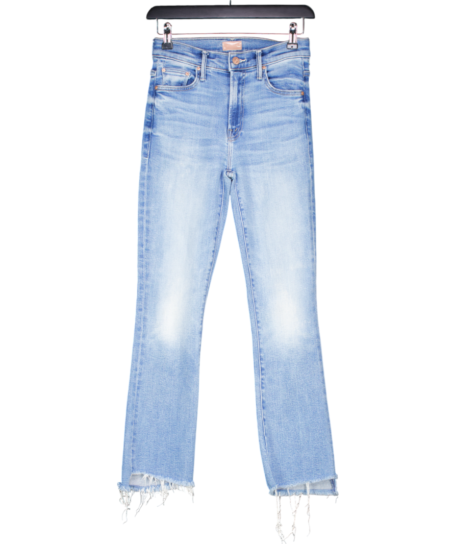 Blue Mother The Insider Crop Step Fray High-rise Bootcut Jeans W24