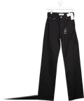 Abercrombie & Fitch Black High Rise 90s Relaxed Jeans - Long Length W25
