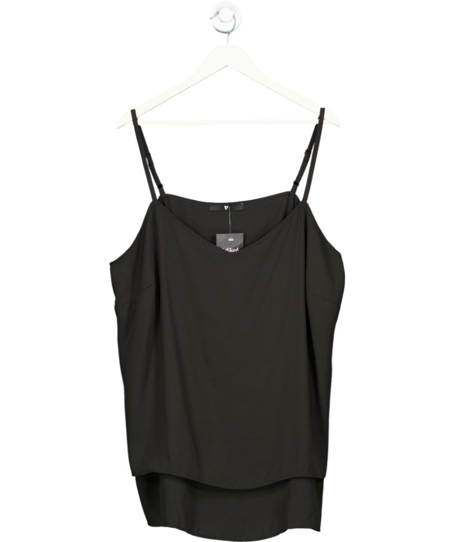 Very Black Curve Layered Camisole UK 24