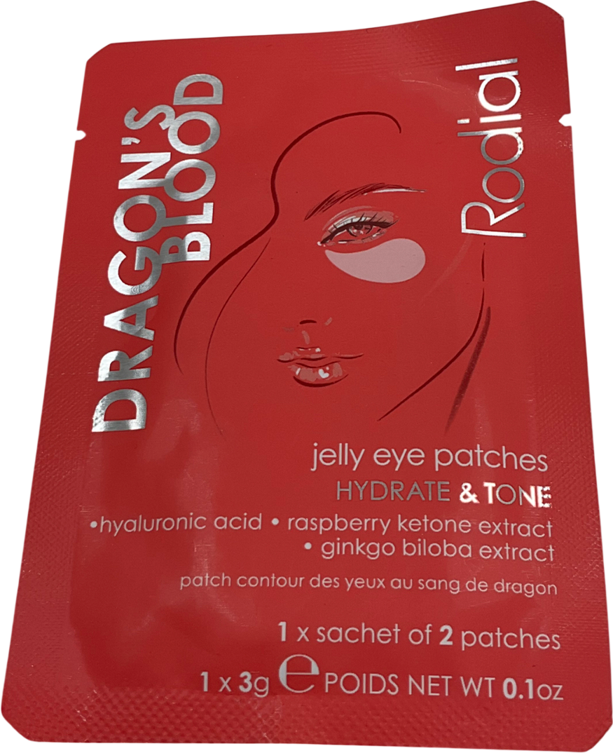 Rodial Dragon's Blood Jelly Eye Patches - Single Sachet 3g