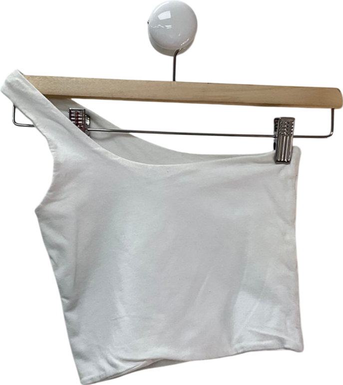 subdued White One Shoulder Top UK XS
