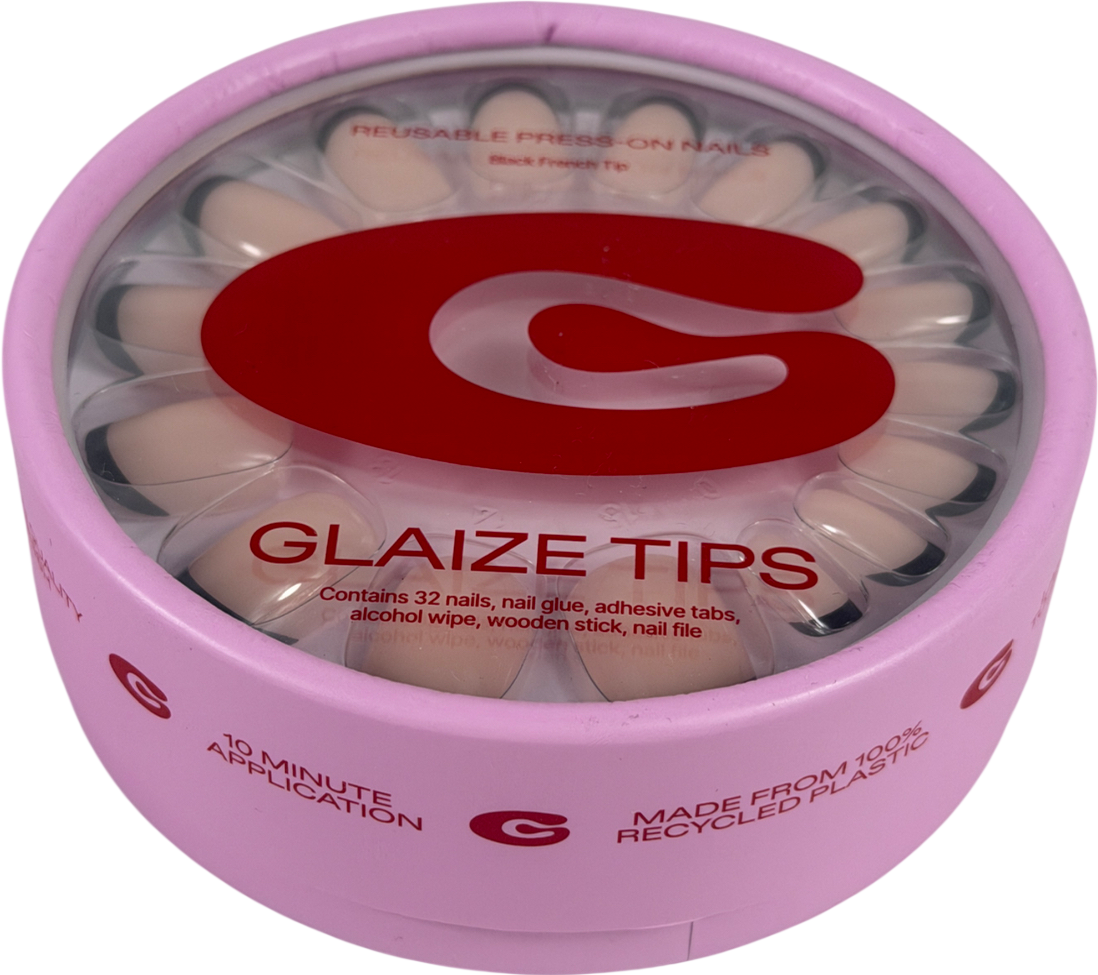 Glaize Press On Nails Back French Tip 32