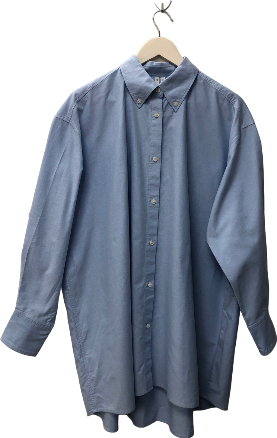 Arket Blue Relaxed Oxford Shirt UK 8